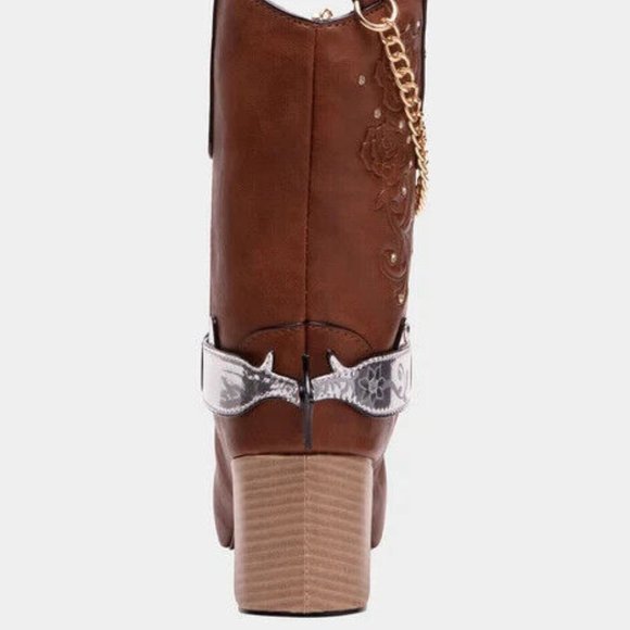 Betsey Johnson Kitsch Giddy Up Cowboy Crossbody Bag Boot New Sealed - Picture 2 of 10